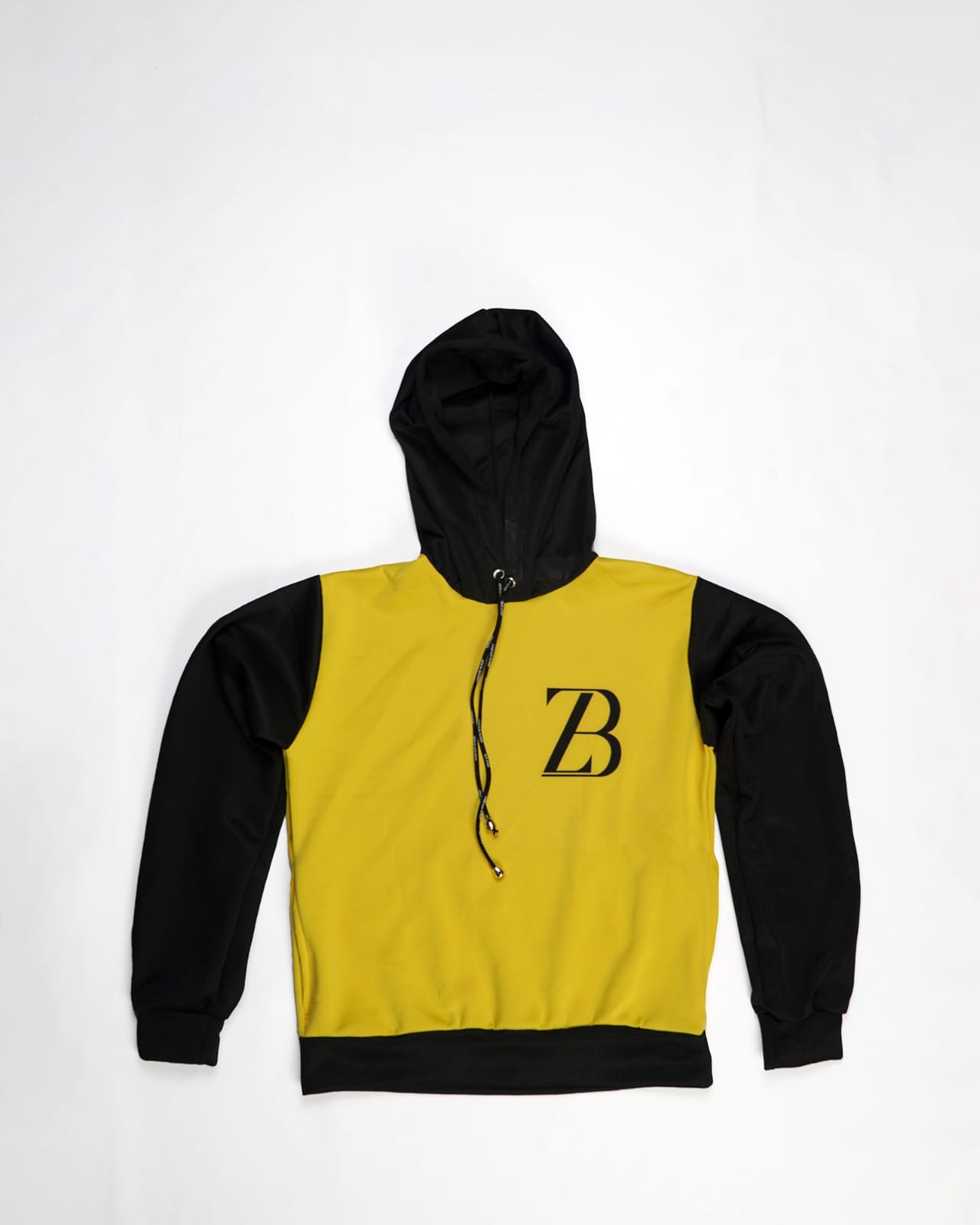Zasberry Yellow/Black Full Logo Hoodie Top