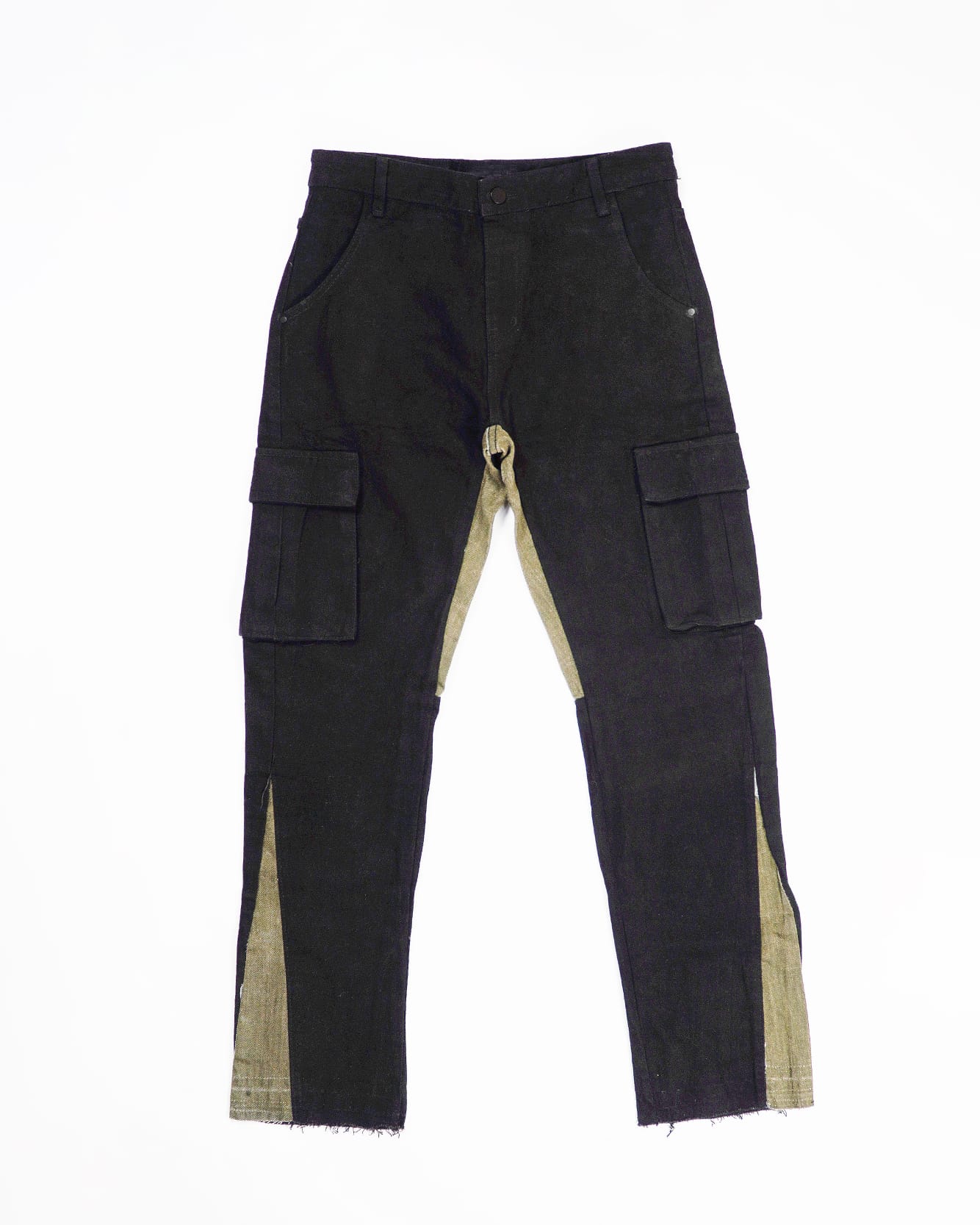 Men Six-Pocket Two Color Denim Jeans