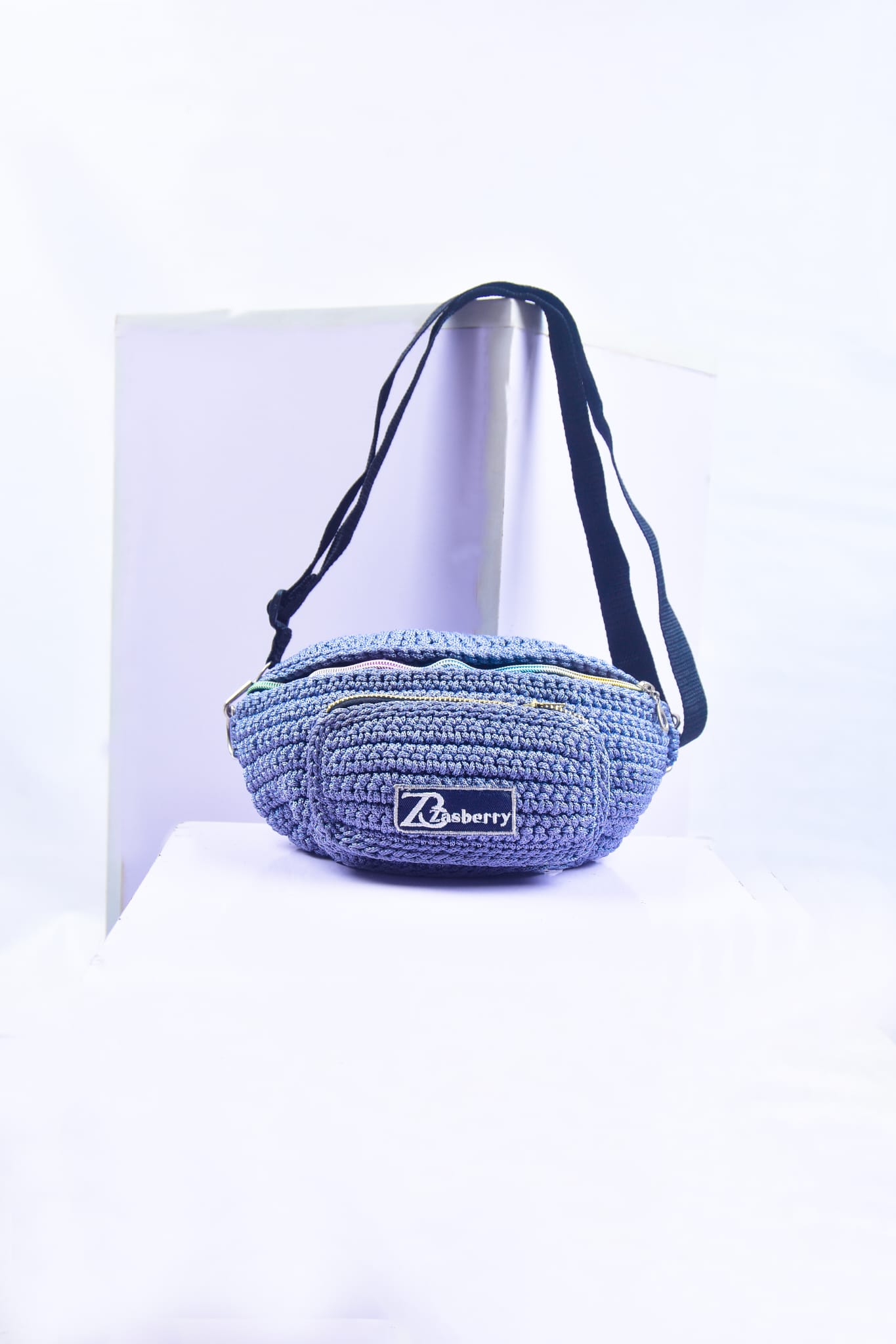 Zasberry Crochet Embroidery Waist Bag