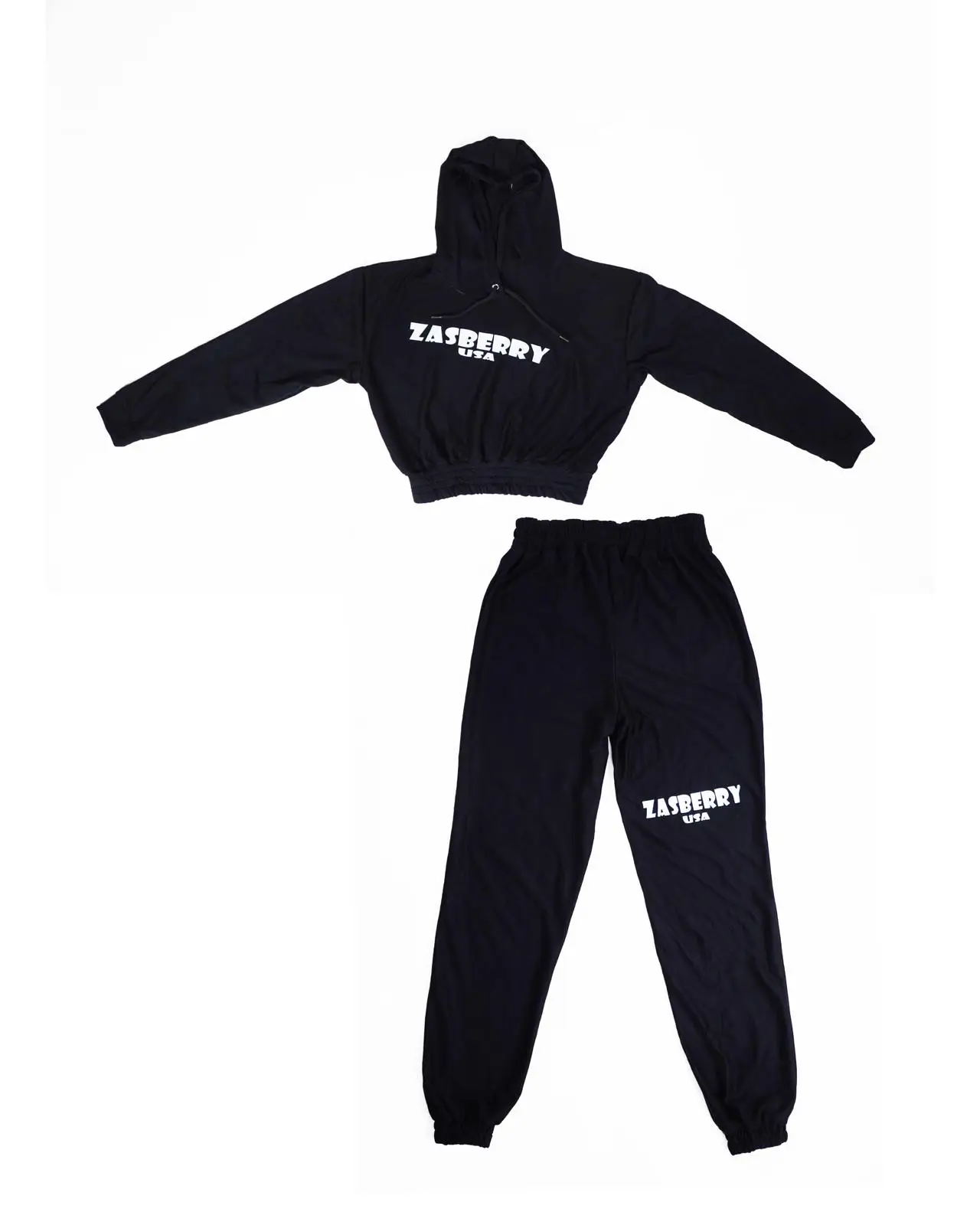 Zasberry Front Logo Hoodie Set