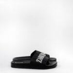 Zasberry Embroidery Slide Sandals With Logo