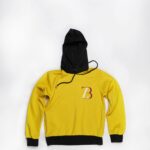 Zasberry Yellow/Black Logo Print Hoodie