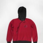 Zasberry Red/Black Full Logo Hoodie Top