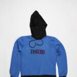 Zasberry Unisex Hoodie Top With Blue/Black Hand