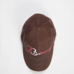 Zasberry Brown Face Cap With Print Logo