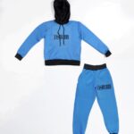 Zasberry Unisex Hoodie Top With Blue/Black Hand