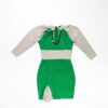 Zasberry Luxury Two Stone Silk Dress