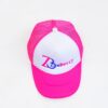 Zasberry Embroidery Logo Suede Pink And White Face Cap