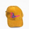 Zasberry Suede Embroidery Logo Brown Face Cap